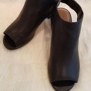 CITYCLASSIFIED  Stacked Block Heel Bootie